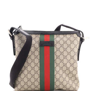 Gucci Web Messenger Bag Gg Coated #306776G13B